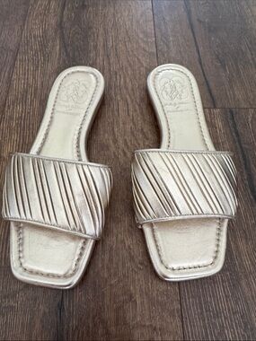 Antonio Melani gold sandals